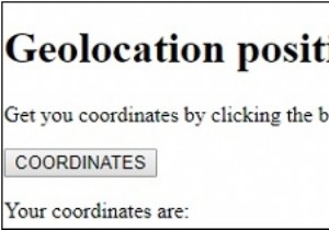คุณสมบัติตำแหน่ง HTML DOM Geolocation 
