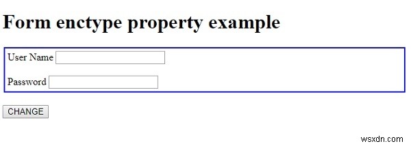 แบบฟอร์ม HTML DOM enctype คุณสมบัติ 