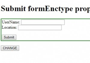 HTML DOM Input ส่งแบบฟอร์ม Enctype คุณสมบัติ 