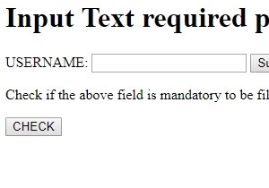 HTML DOM Input Text คุณสมบัติที่ต้องการ 