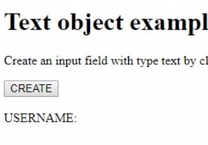วัตถุข้อความอินพุต HTML DOM 