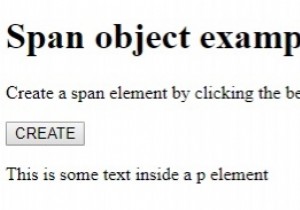HTML DOM Span วัตถุ 