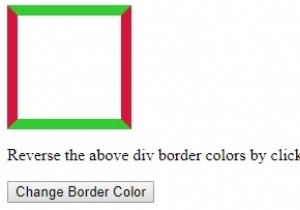 HTML DOM สไตล์ borderColor คุณสมบัติ 