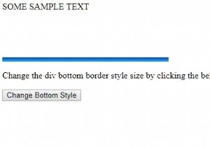 HTML DOM สไตล์ borderBottomStyle คุณสมบัติ 