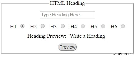 ส่วนหัว HTML 