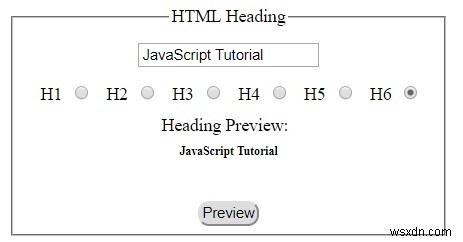 ส่วนหัว HTML 