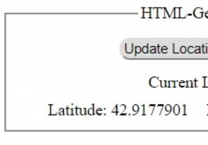 HTML Geolocation 