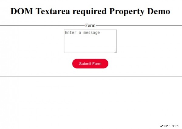 HTML DOM Textarea คุณสมบัติที่จำเป็น 