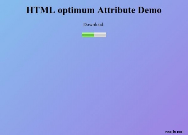 HTML แอตทริบิวต์ที่เหมาะสมที่สุด 