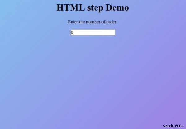 แอตทริบิวต์ขั้นตอน HTML 