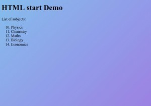 HTML เริ่มต้นแอตทริบิวต์ 