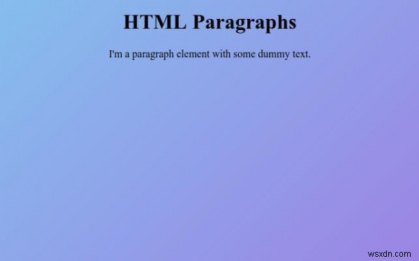 ย่อหน้า HTML 
