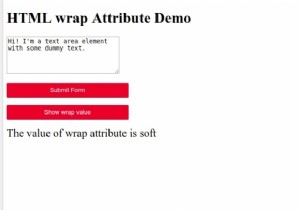 แอตทริบิวต์การห่อ HTML 