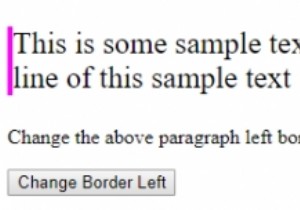 HTML DOM สไตล์ borderLeft Property 