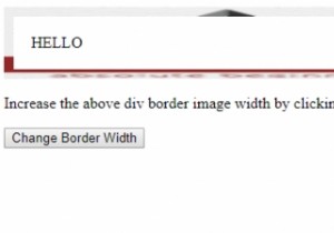 HTML DOM สไตล์ borderImageWidth คุณสมบัติ 