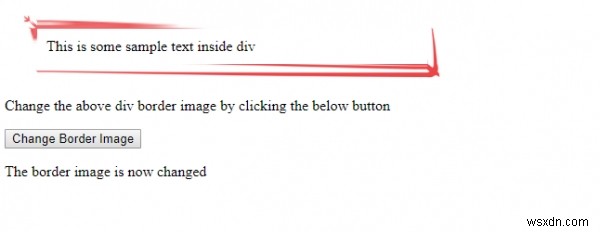 HTML DOM สไตล์ borderImageSource คุณสมบัติ 