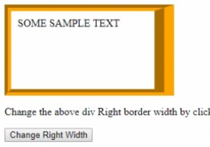 ลักษณะ HTML DOM borderRightWidth คุณสมบัติ 