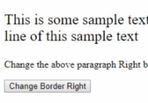 HTML DOM สไตล์ borderRight คุณสมบัติ 