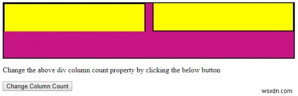 HTML DOM สไตล์ columnCount คุณสมบัติ 