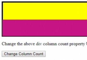 HTML DOM สไตล์ columnCount คุณสมบัติ 
