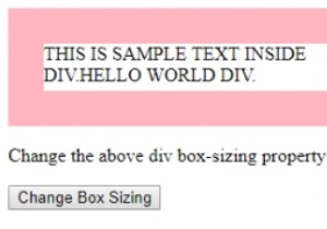 HTML DOM Style boxSizing Property 