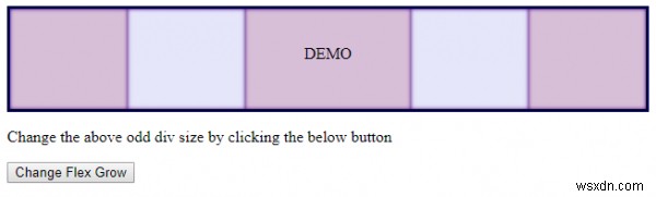 รูปแบบ HTML DOM คุณสมบัติ flexGrow 