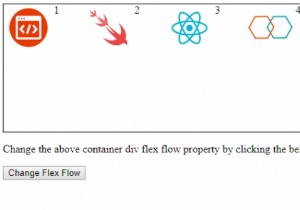 คุณสมบัติ flexFlow สไตล์ HTML DOM 