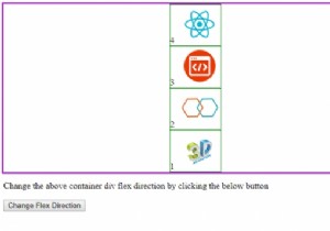 คุณสมบัติ flexDirection HTML DOM สไตล์ 