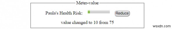 วัตถุ HTML DOM Meter 