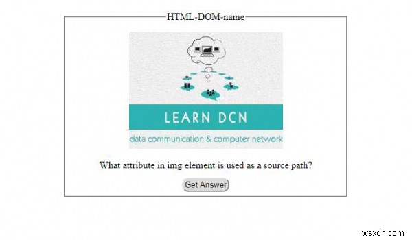 ชื่อ HTML DOM คุณสมบัติ 