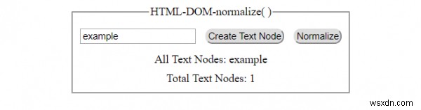 HTML DOM ทำให้เป็นมาตรฐาน ( ) วิธีการ 