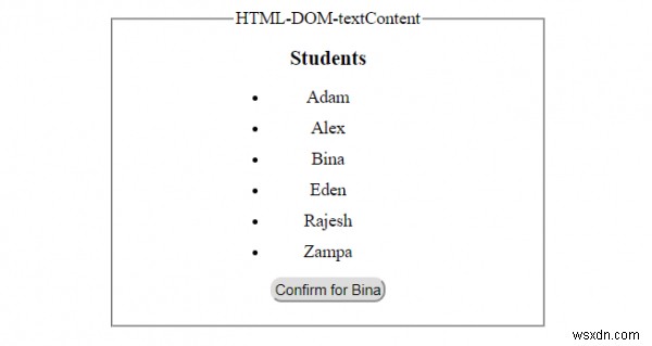 คุณสมบัติเนื้อหาข้อความ HTML DOM 