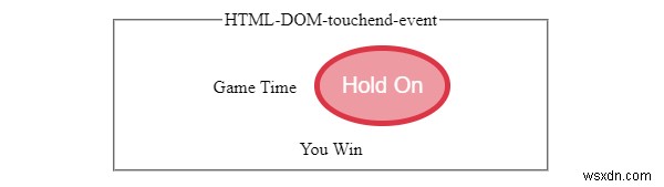 HTML DOM touchend Event 