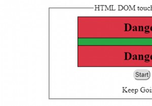HTML DOM touchmove เหตุการณ์ 