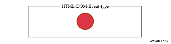 HTML DOM ประเภทเหตุการณ์ คุณสมบัติ 