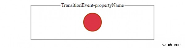 คุณสมบัติ HTML DOM TransitionEvent ชื่อคุณสมบัติ 