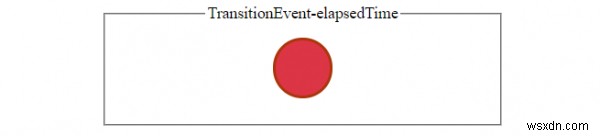 HTML DOM TransitionEvent คุณสมบัติเวลาที่ผ่านไป 