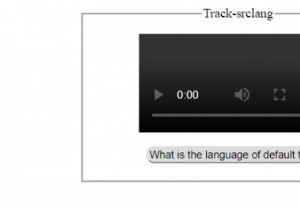 HTML DOM ติดตามคุณสมบัติ srclang 