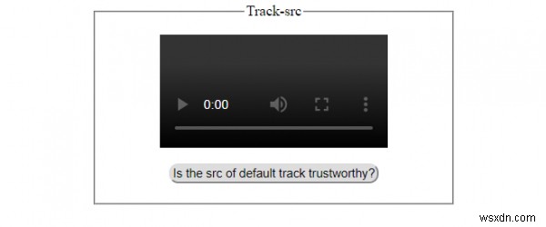 HTML DOM Track src พร็อพเพอร์ตี้ 