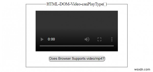 วัตถุวิดีโอ HTML DOM 