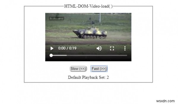 HTML DOM โหลดวิดีโอ ( ) วิธีการ 