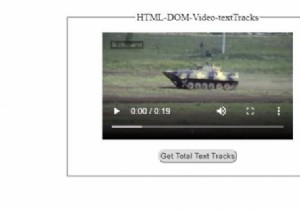 HTML DOM วิดีโอ textTracks คุณสมบัติ 