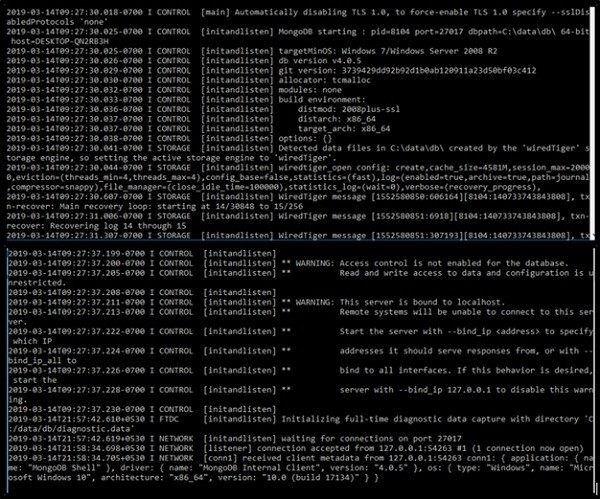 จะหยุด MongoDB ในคำสั่งเดียวได้อย่างไร? 