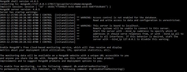 จะรัน MongoDB shell โดยใช้คำสั่ง mongos ได้อย่างไร? 