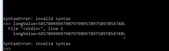 เหตุใดจำนวนเต็มใน tuple แถวฐานข้อมูลจึงมีส่วนต่อท้าย  L  ใน MySQL 