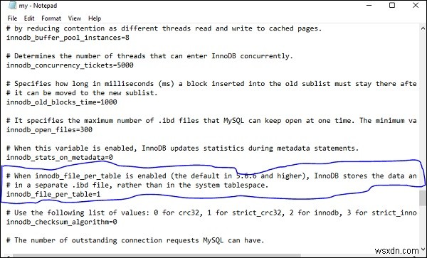 จะย่อขนาด / ล้างไฟล์ ibdata1 ใน MySQL ได้อย่างไร 