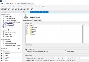 จะสำรองข้อมูลฐานข้อมูล MySQL โดยใช้ MySQL Workbench ได้อย่างไร 