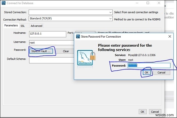 สร้างฐานข้อมูลใหม่ด้วย MySQL Workbench? 