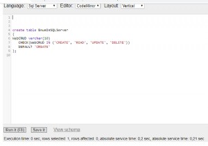 SQL Server มีประเภทข้อมูลเทียบเท่ากับ ENUM ของ MySQL หรือไม่ 