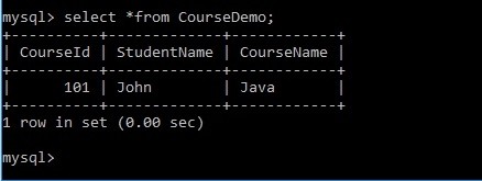 กำลังแทรกบันทึกลงในตาราง MySQL โดยใช้ PreparedStatement ใน Java หรือไม่ 